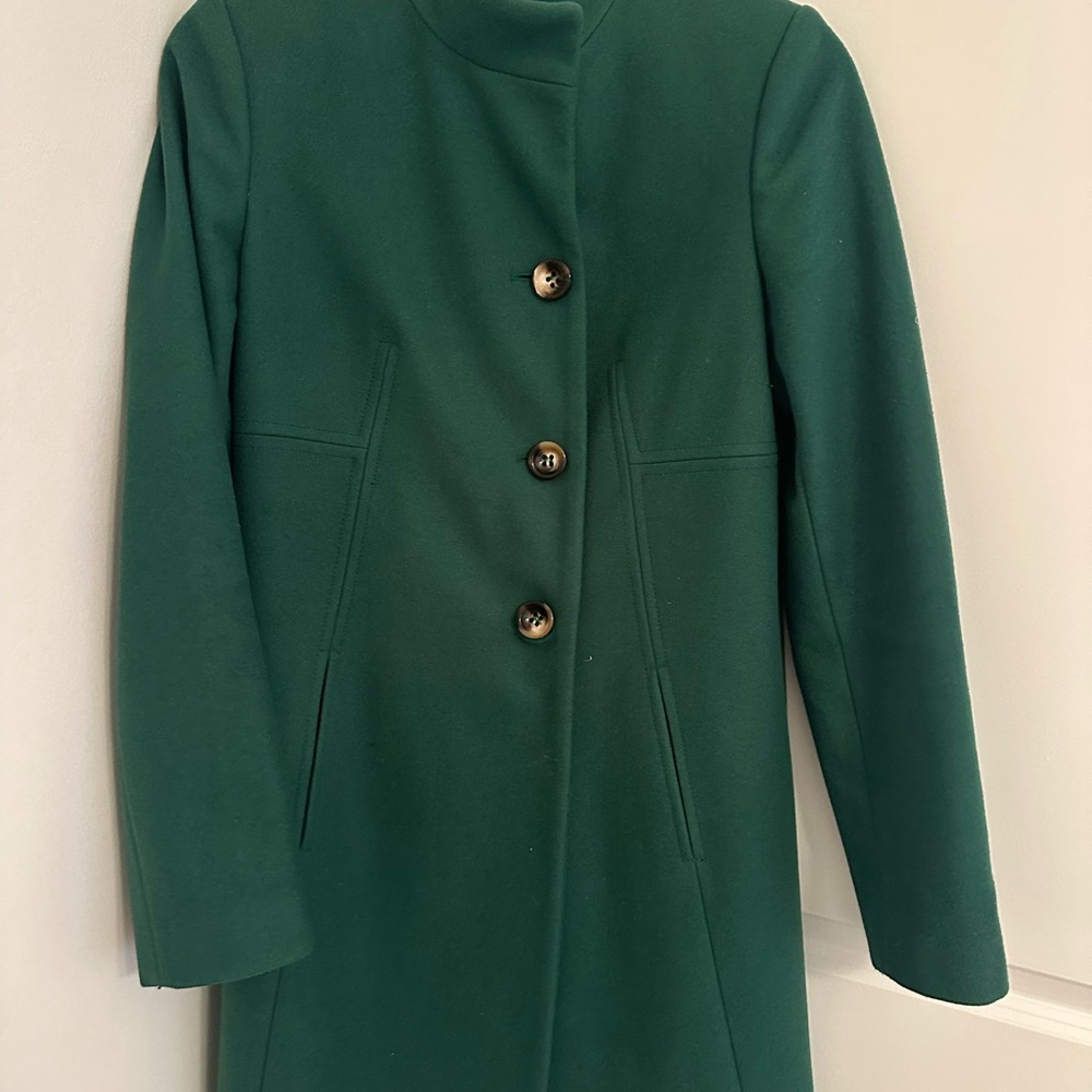 United Colors Of Benetton Dark Green Trench Coat